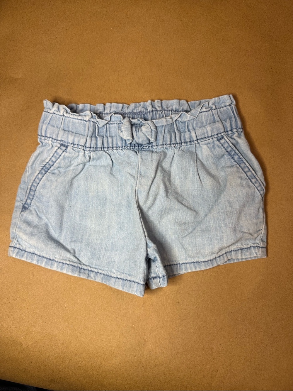Osh Kosh B’gosh light wash Denim Paperbag Waist Shorts